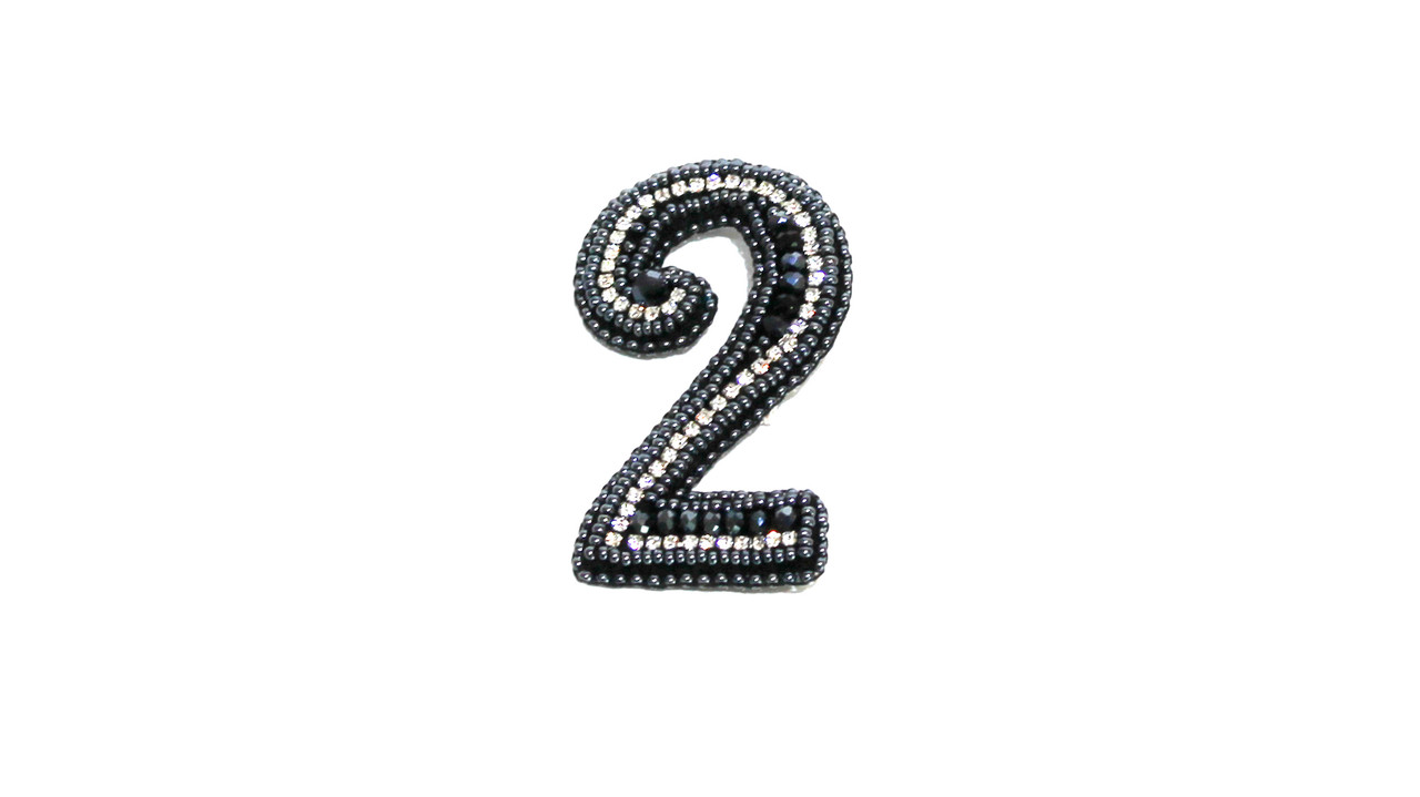 Брошь Brosh Jewellery ручной работы Нумерология "2"