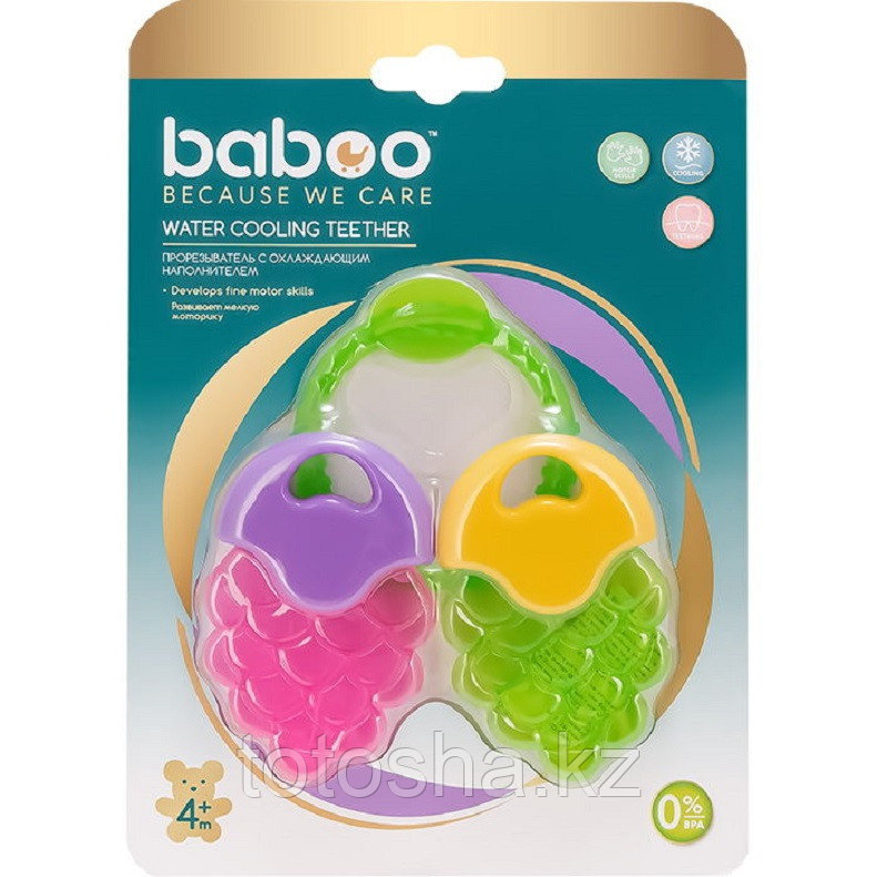Прорезыватель для зубов Ягоды охлаждающий 4 м+ Baboo 6-005