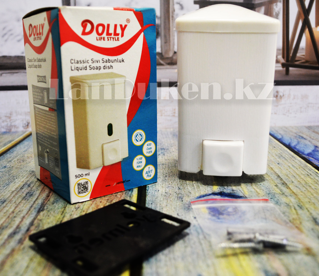 Диспенсер для жидкого мыла Dolly 500 мл дозатор мыла (Y-025) - фото 1 - id-p74226871