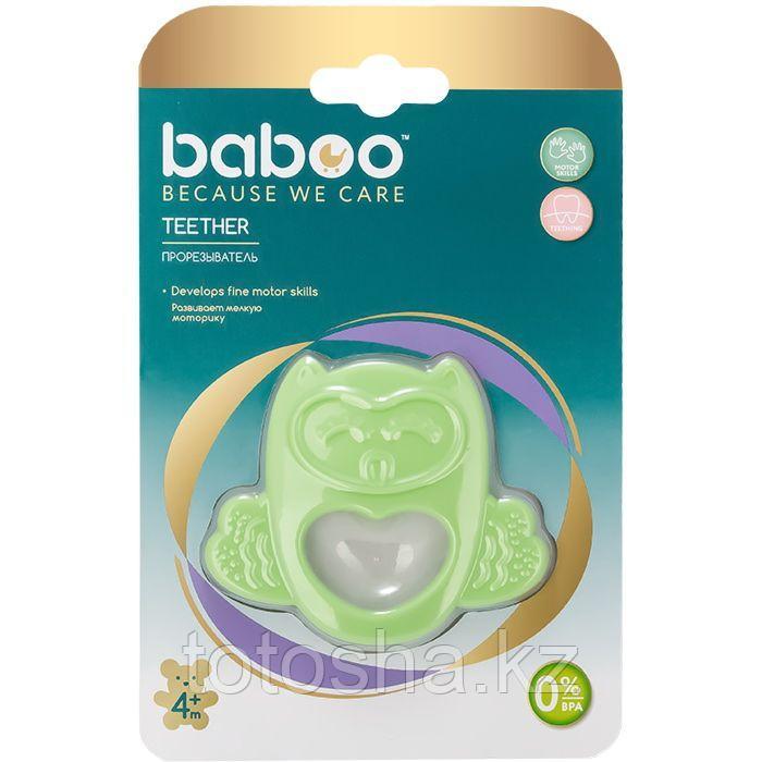 Прорезыватель для зубов Сова из силикона 4 м+ Baboo 6-009