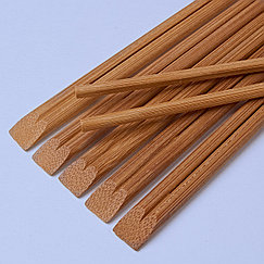 Палочки бамбуковые Тёмные Сдвоенные в цветной упаковке с логотипом