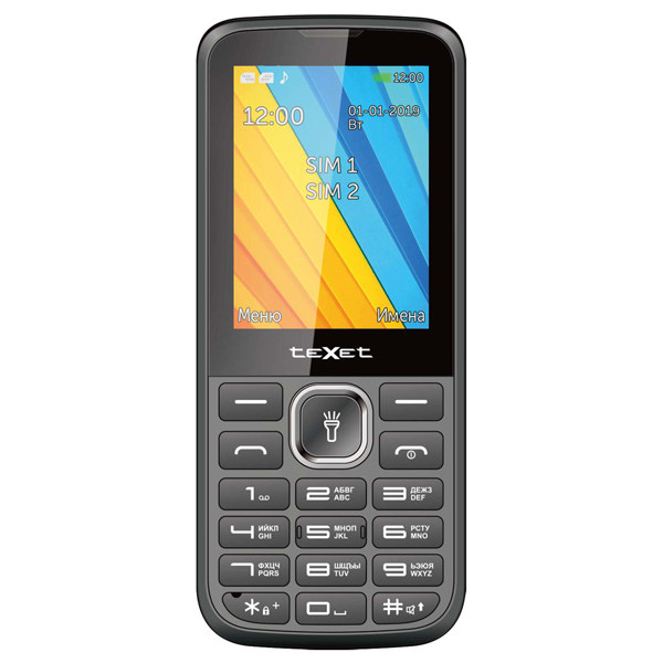 Мобильный телефон Texet TM-213 Black, фото 1