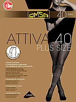 Колготки большого размера OMSA Attiva 40 ден XXL
