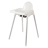 Стульчик для кормления (белый), М6247