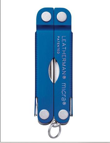 Мультиинструмент LEATHERMAN Мод. MICRA BLUE (синий)(8^)(6,5см)(Gift Box) R38964