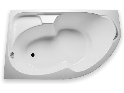 Акриловая ванна Диана  (160*100)(Левая) (Полный комплект) Ассиметричная. Угловая