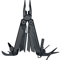 Мультиинструмент LEATHERMAN Мод. WAVE+ BLACK (18^)(10см)(241г.)(чехол: нейлон MOLLE-BLACK), R 38901