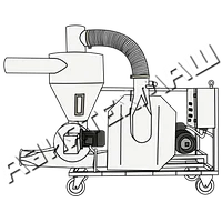 Пневмотранспортер зерна и других сыпучих материалов