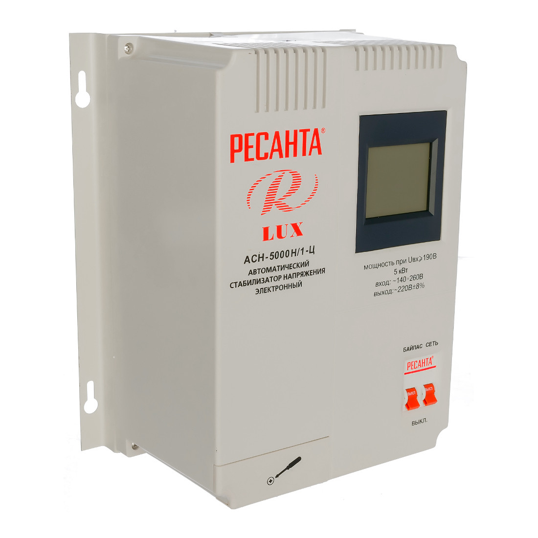 Стабилизатор напряжения Ресанта АСН-5000 Н/1-Ц Lux