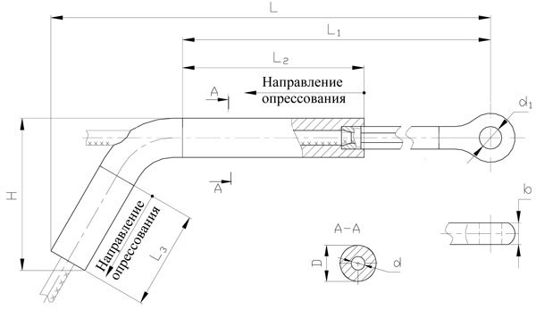 Зажим натяжной ТРАС: ТРАС-330-2, ТРАС-330-1, ТРАС-400-1, ТРАС-450-1 - фото 1 - id-p74252212