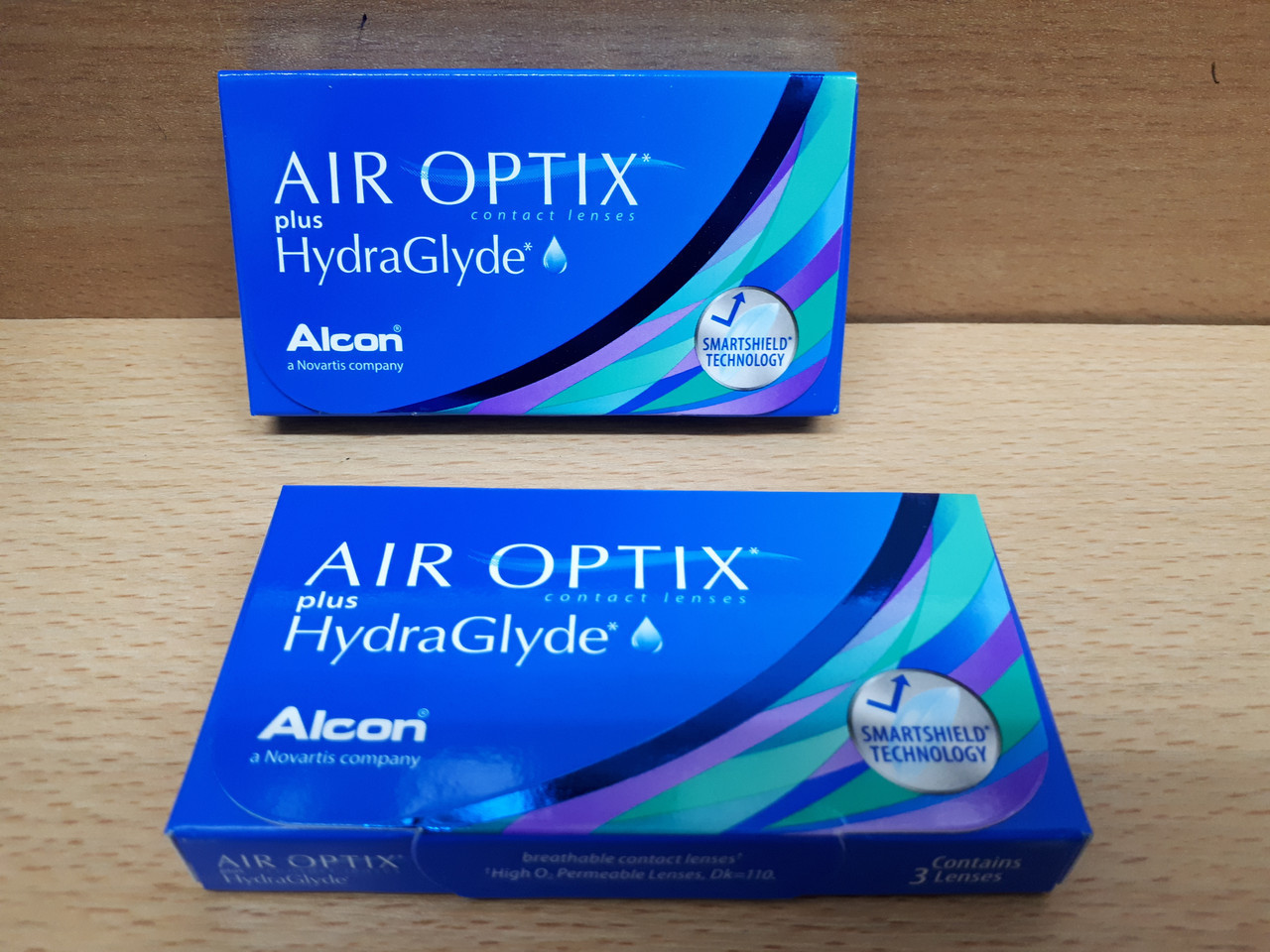 Линзы Air Optix plus HydraGlade ( 2 штуки ) - фото 1 - id-p74256629