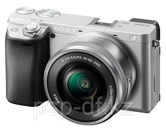 Фотоаппарат Sony Alpha A6400 kit 16-50mm (меню на английском языке) silver