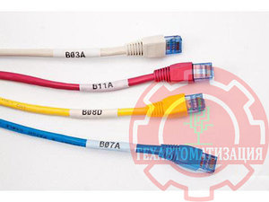 ELAT-27-361-1 кабельные маркеры для диаметра 14 мм на листе А4