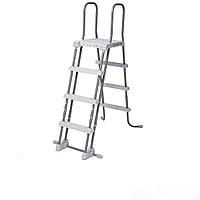 Лестница для бассейна Intex 28076 (28073) (122 см) со съемными ступенями, с площадкой