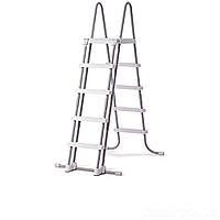 Лестница для бассейна Intex 28077 (28074),(132 см) со съемными ступенями, с площадкой