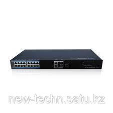 UTEPO UTP7216E-POE-L2 Коммутатор 16-портовый управляемый PoE+4 uplink порта