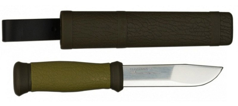 Нож MORAKNIV Мод. 2000 GREEN - лезвие (12C27 stainless): 10,9см, толщина клинка: 0,25см R15977