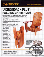 План складного кресла Veritas *Adirondack Plus* Folding Chair Plan