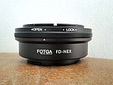 Переходник объектива Canon FD на Sony NEX VG20EH, фото 3