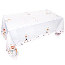 Скатерть кружевная с цветочной вышивкой Dan Li [152x228 см.] в подарочной коробке, фото 3