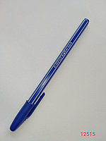 Ручка шар. Aihao 555-А синяя гранён.цветн.корпус 0,7мм