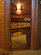 Дверь Harvia STG 7х19 для бани (Короб-ольха, Стекло-бронза, Ручка-защёлка), фото 5