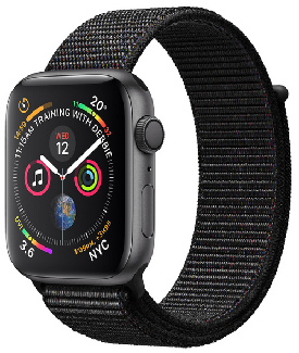 Смарт-часы Apple Watch Series 4 GPS 40mm Space Grey Aluminium Case with Black Sport Loop Model A1977