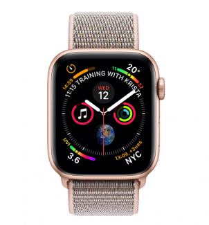 Смарт-часы Apple Watch Series 4 GPS 40mm Aluminium Case with Pink Sand Sport Loop Model (A1977 MU692GK/A) Gold