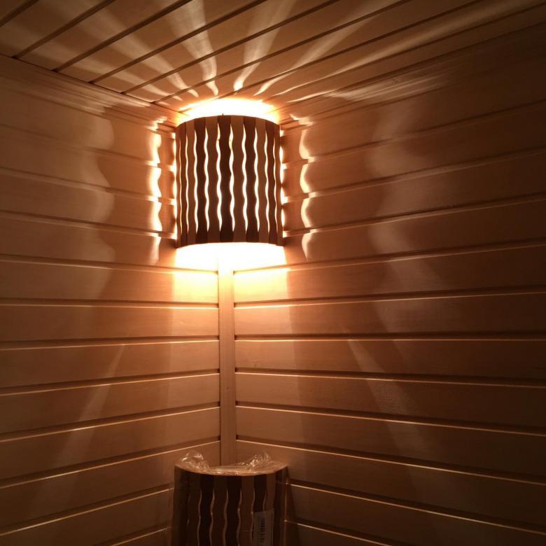 Светильник керамический наклонный для сауны - фото 5 - id-p74359583