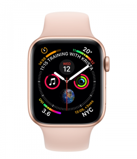 Смарт-часы Apple Watch Series 4 GPS 40mm Aluminium Case with Pink Sand Sport Band (Model A1977 MU682GK/A) Gold