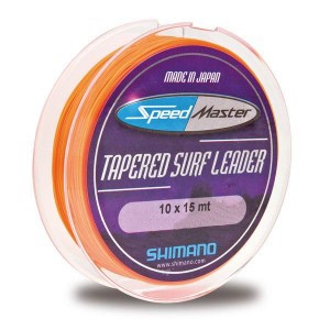 Поводки (10шт.) SHIMANO SPEEDMASTER TAPERED LEADER (15м)(0,330-0,57мм)(7,2-17,0кГ) R 13527