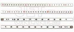 Линейка самоклеющаяся длиной 3,5 метра с метрической шкалой слева-направо