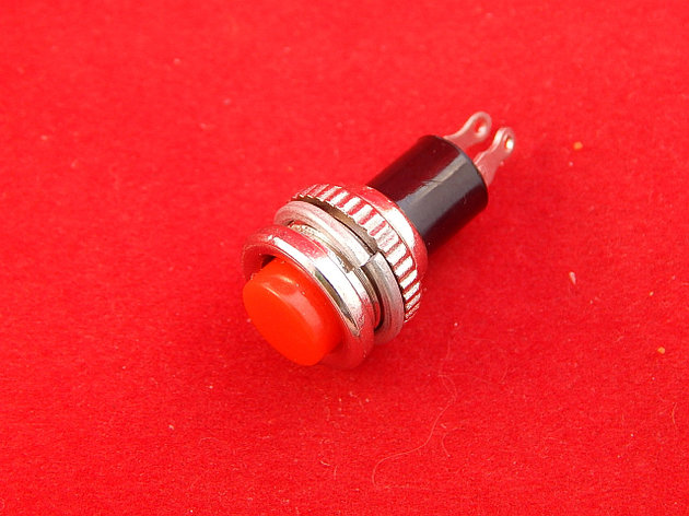 Кнопка DS-316 OFF-(ON), 250В, 0.5А Красная, фото 2