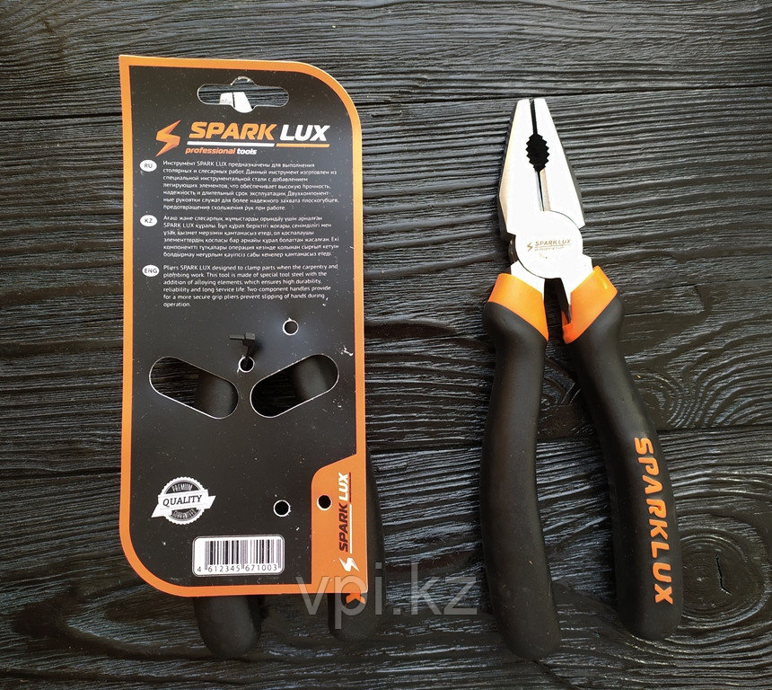 Пассатижи 180мм. SPARK LUX