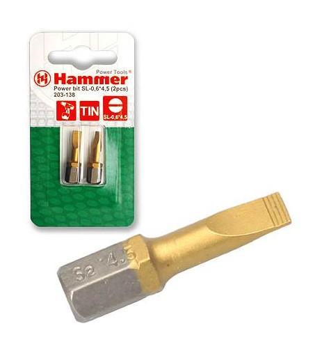 Бита Hammer Flex 203-139 PB SL-1,2*6,5