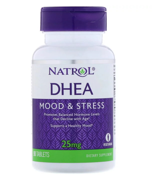 Natrol, DHEA, 25 мг, 90 таблеток