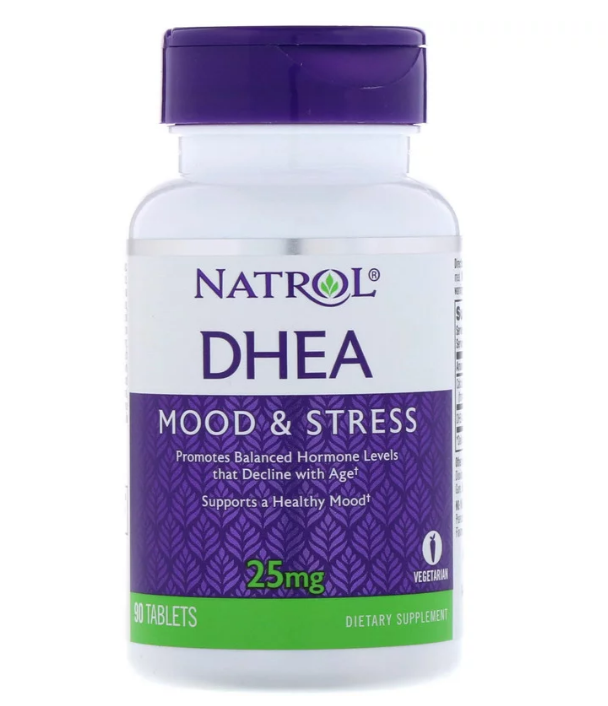 Natrol, DHEA, 25 мг, 90 таблеток - фото 1 - id-p74397954