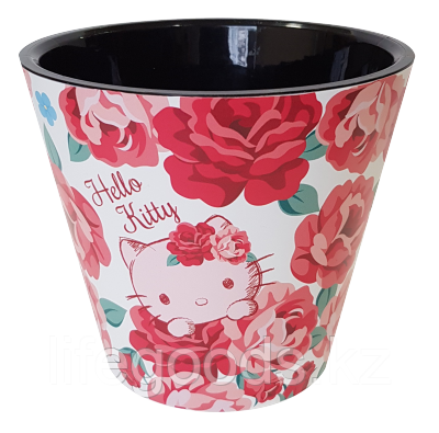 Горшок для цветов London D 200 мм/4 л Hello Kitty ® ING1554 - фото 6 - id-p71154284