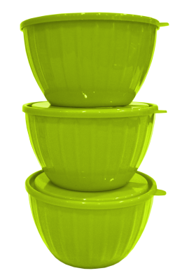 Набор салатников Bono 0,6 л с крышками (3 шт.), фото 2