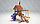 Детская площадка Савушка LUX-13, 2 качели, широкая альпинис.сетка, подъёмный трап с канатом, крестики-нолики., фото 2