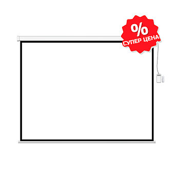 Экран моторизированный (с пультом Д/У) Deluxe DLS-ERC180W (70"х70"), ? - 100", 1:1