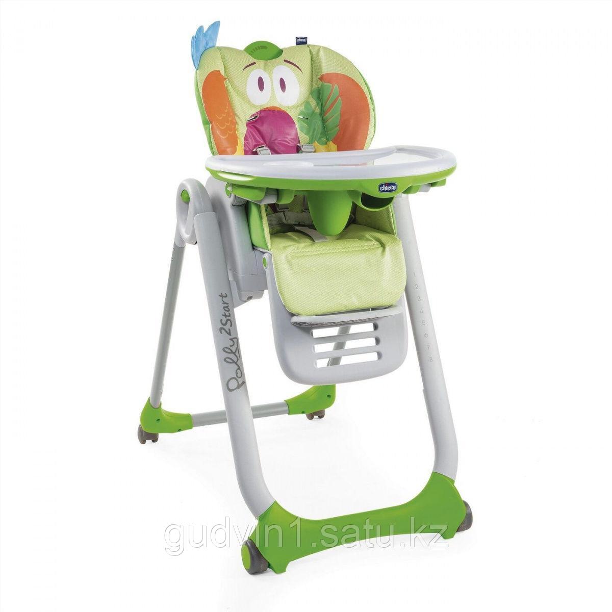 Chicco: Стульчик для кормления Polly 2 Start Parrot 4w 1162678