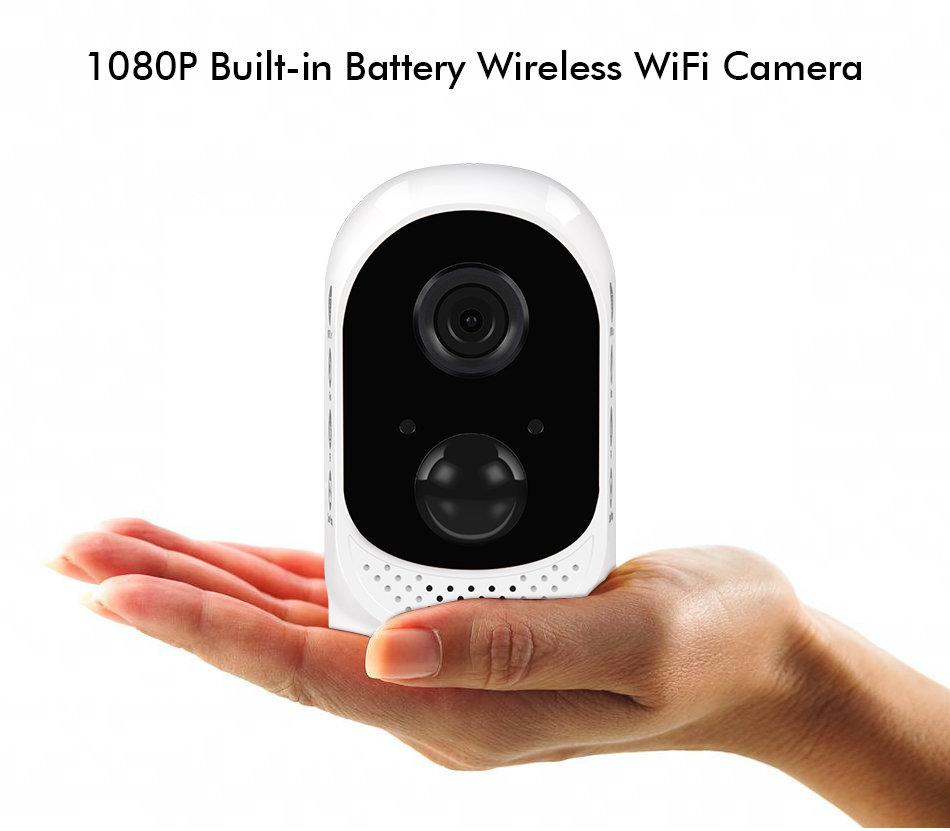 Беспроводная WIFI камера видеонаблюдения со встроенным аккумулятором, PS4.5200 - фото 1 - id-p74411759