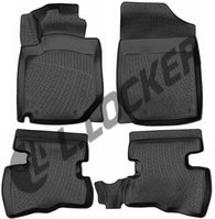 3D Коврики в салон Geely LC Cross (12-) (полимерные) L.Locker