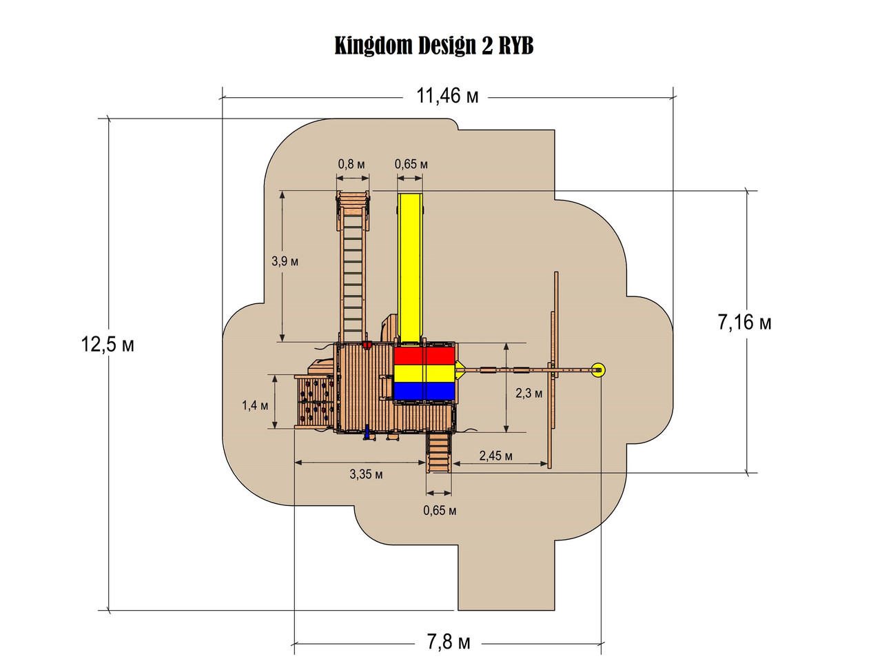 Кингконг Кингдом Тент (Kingdom Design 2 RYB) - фото 3 - id-p7569335
