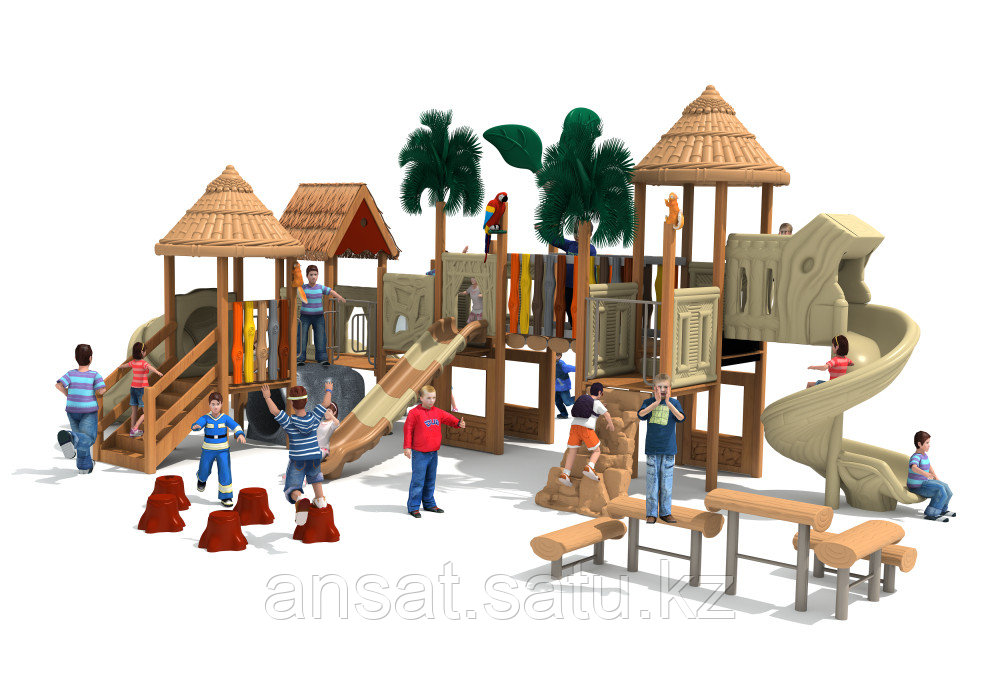Детский игровой комплекс - фото 1 - id-p74429025