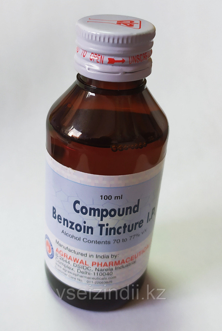 Настойка бензоина compound benzoin tincture