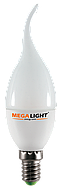 Лампа LED C37 Свеча на ветру MEGALIGHT