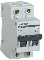 Автоматический выключатель ВА47-29 GENERICA (144) 2, 400В, 50А