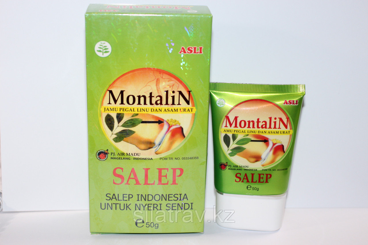 Мазь "Монталин" для лечения суставов из Индонезии 50 гр. - фото 2 - id-p74431080